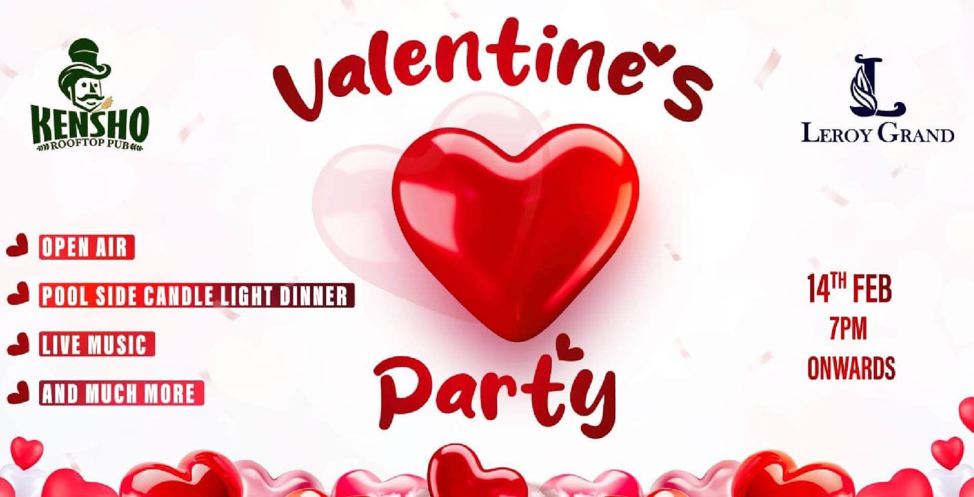 Valentines Party | Kensho Rooftop 
