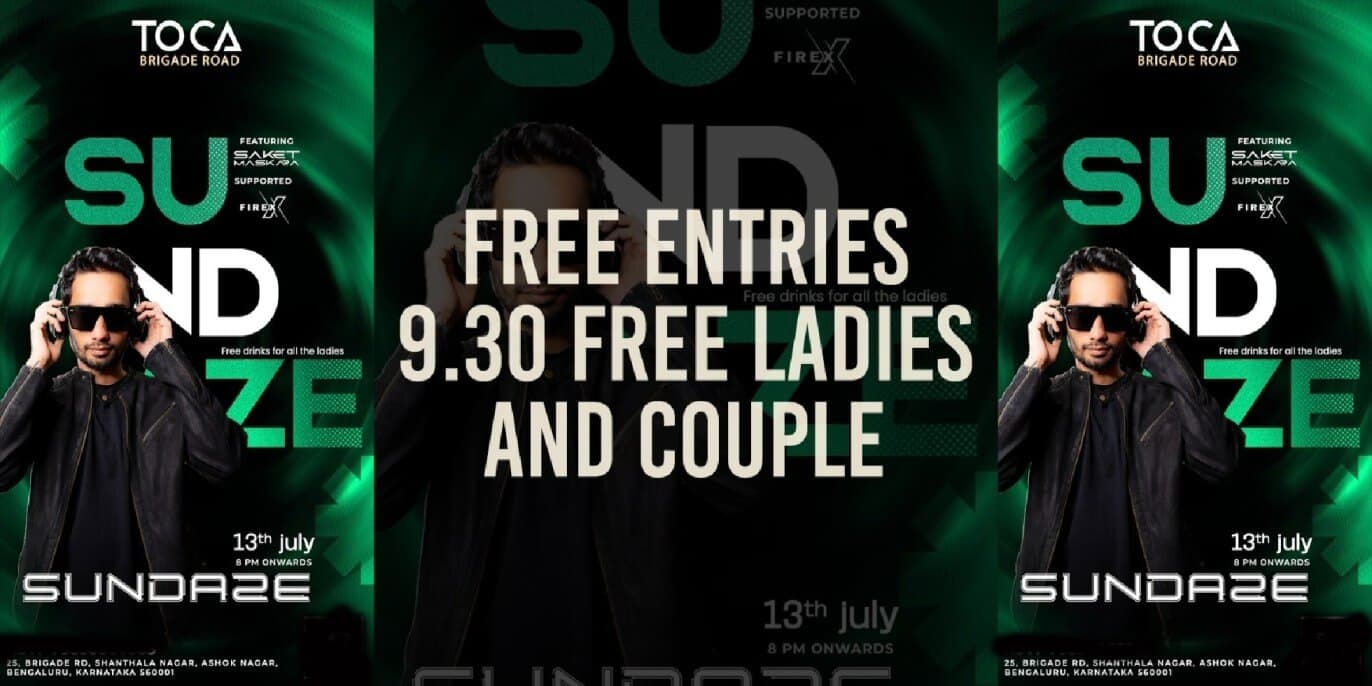 Sundaze Bollywood Night | Toca Brigade