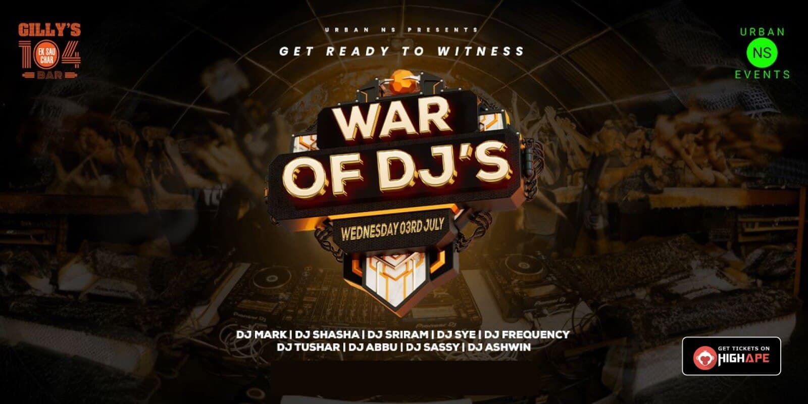 War Of DJs | Gillys 104