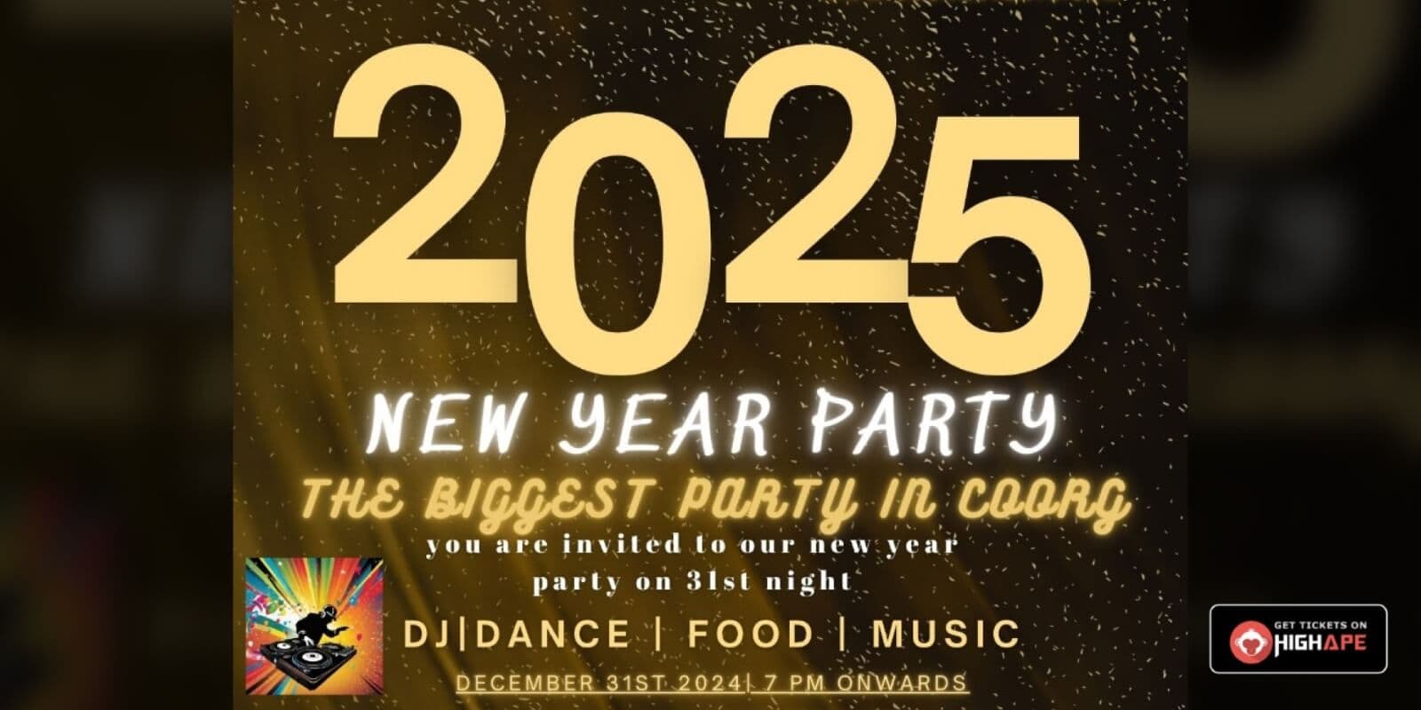 The Biggest New Year Event 2025 |Coorg