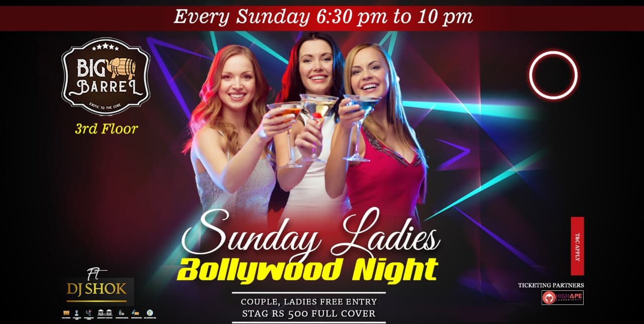 Sunday Ladies Bollywood Night Ft DJ Shok