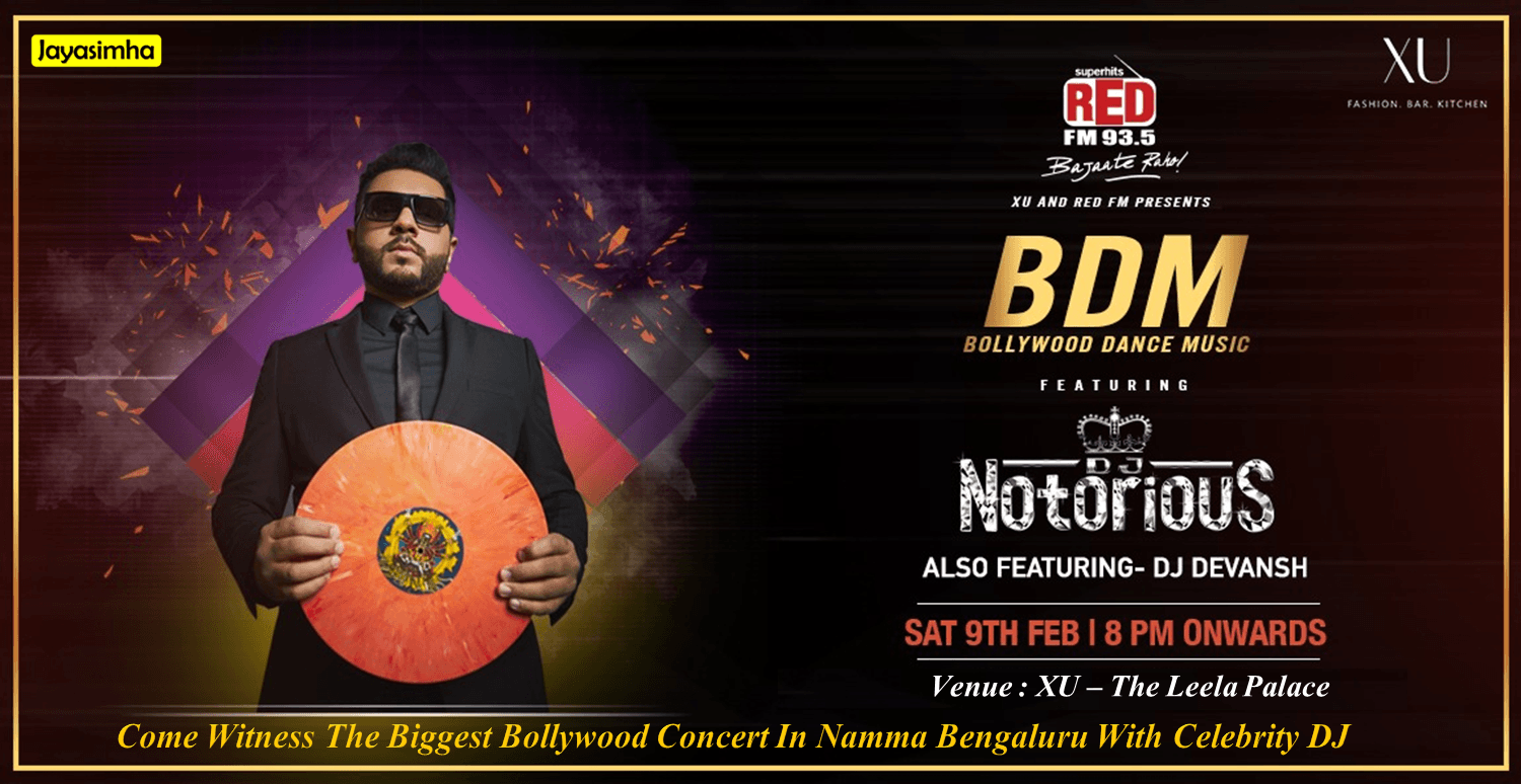 Biggest Bollywood Night with Dj Notorious