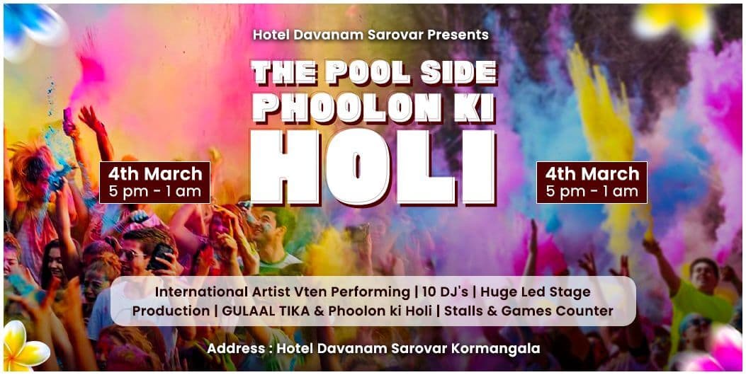 The Pool Side Phoolon Ki Holi