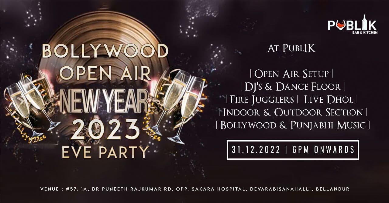 Bollywood Open Air NYE 2023 Party