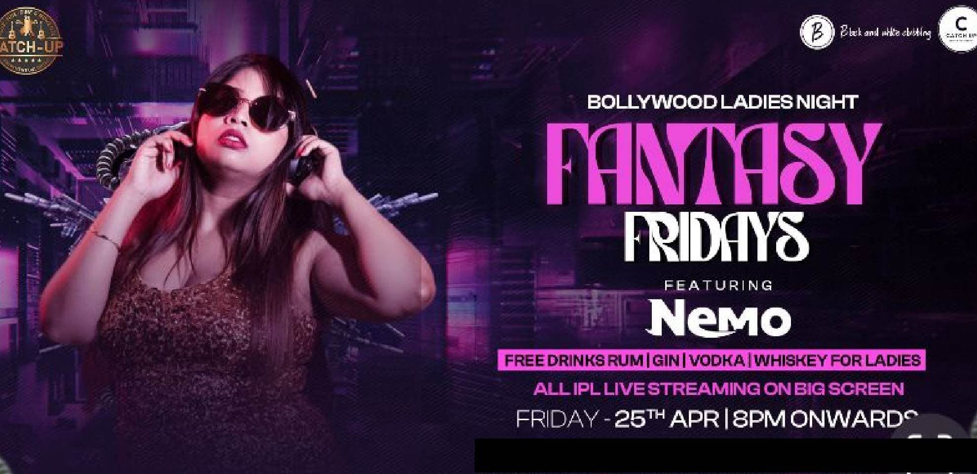 Fantasy Friday Bollywood Ladies Night