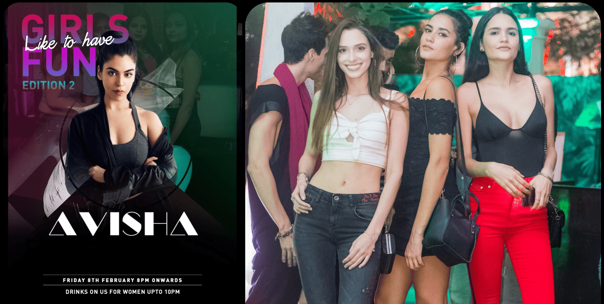 Girls Like to have fun ft DJ AVISHA - Poolside Ladies Night !