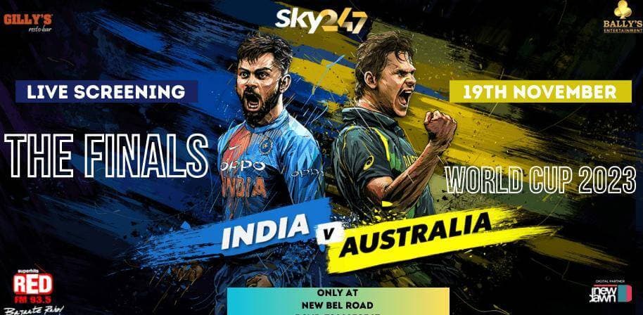  Final Ind V Aus Live Screening | Gillys New Bel Road