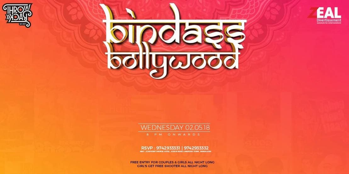 Bindass Bollywood "Retro Party"