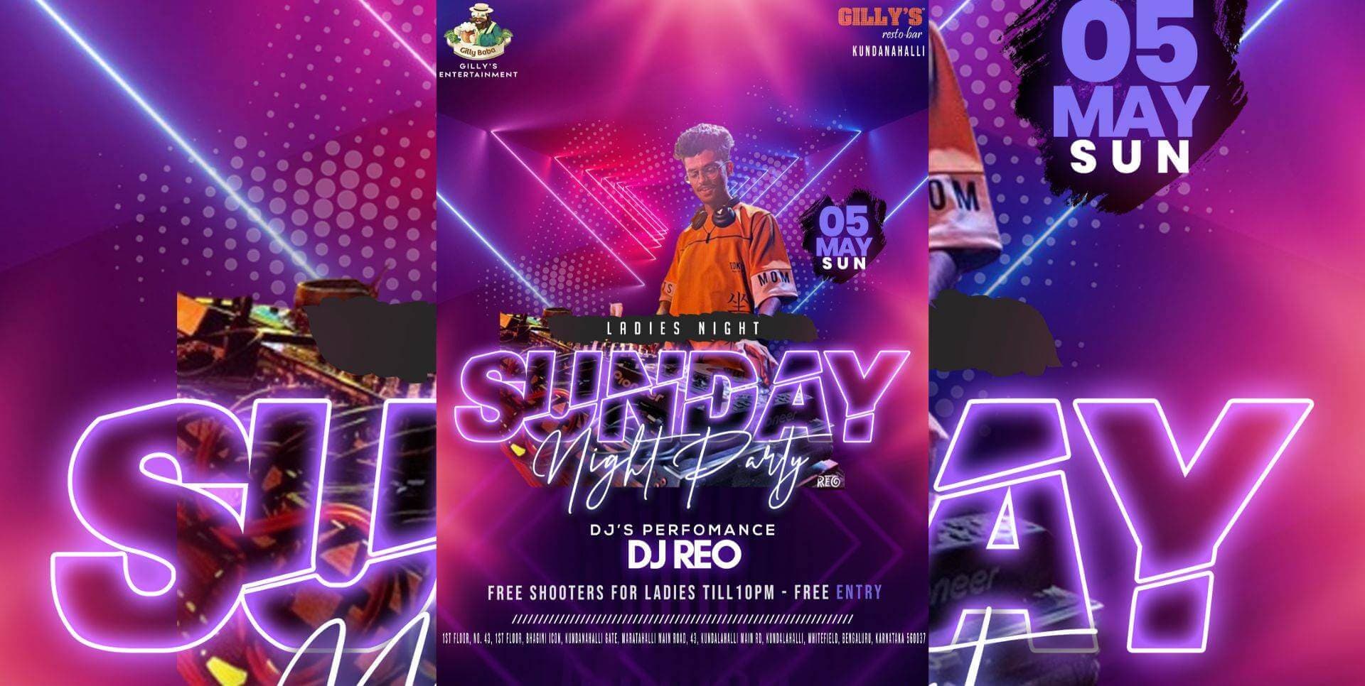 Sunday Ladies Night At Gilly's Kundanahalli