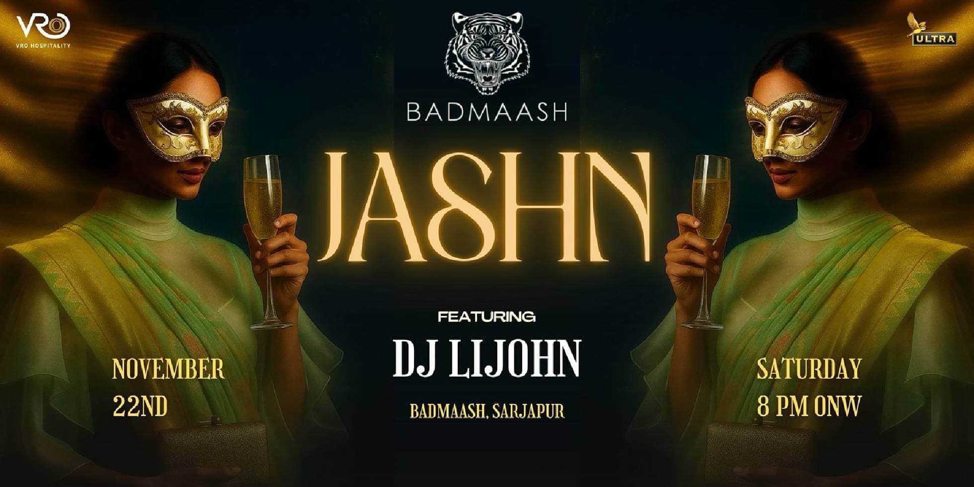Saturday Jashn Night At Badmaash Sarjapur