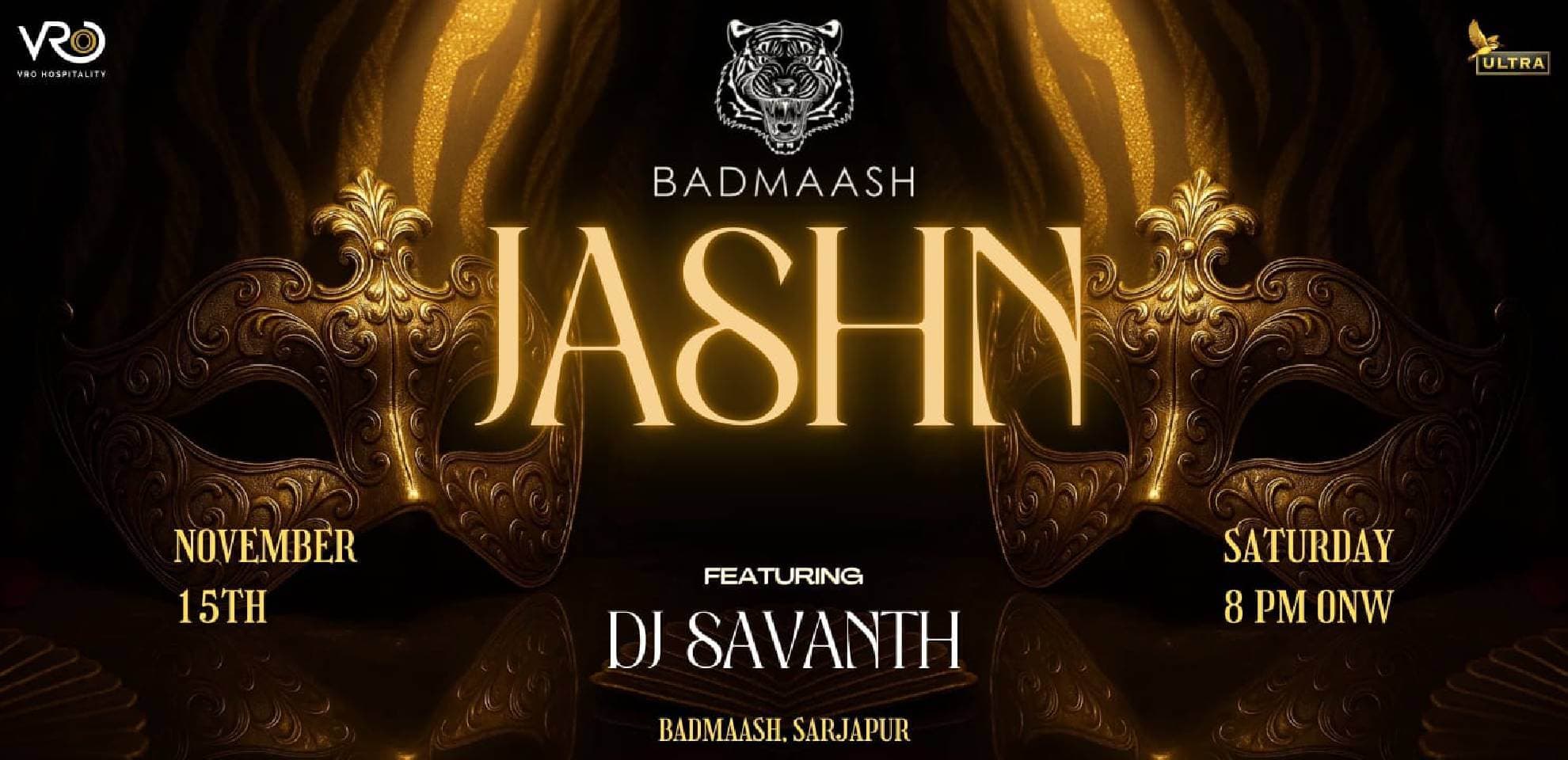 Saturday Jashn Night At Badmaash Sarjapur