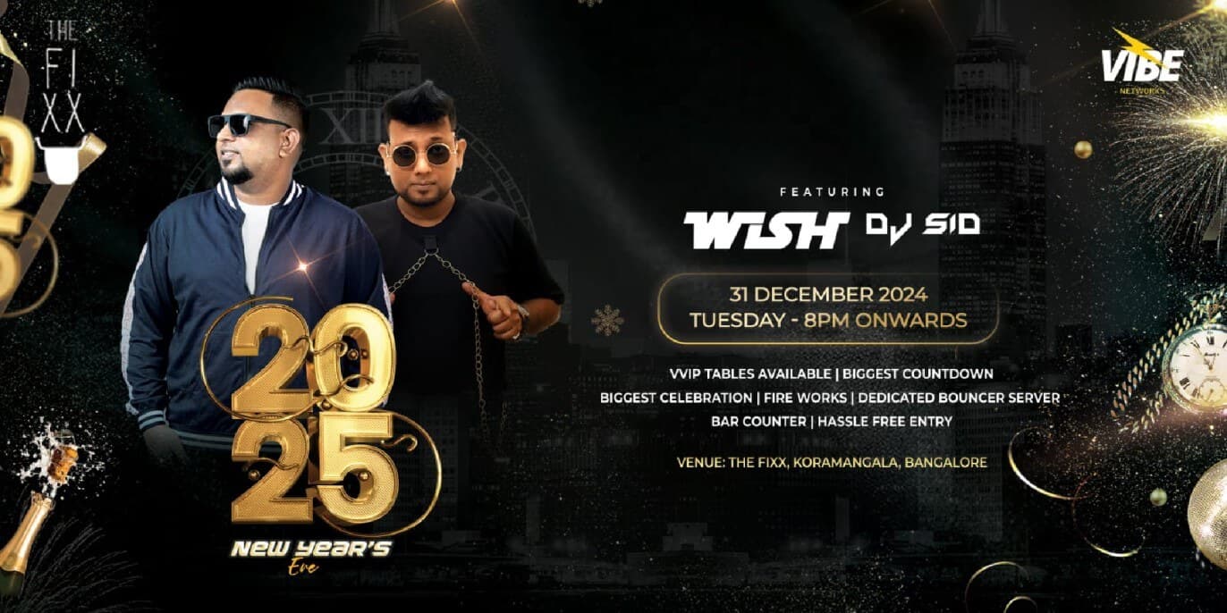 NYE 2025 Countdown | The Fixx