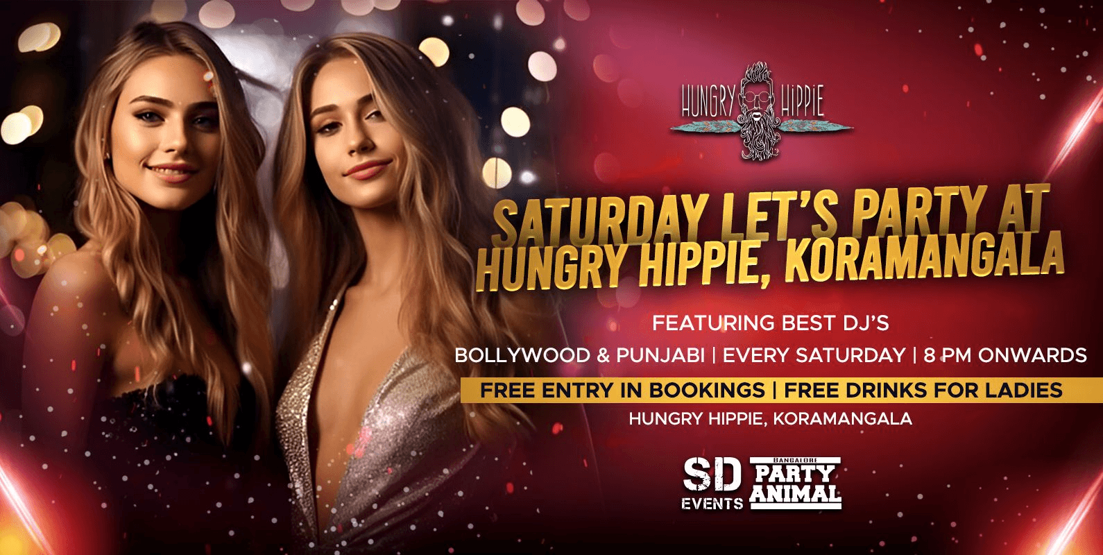 Saturday Lets Party At Hungry Hippie