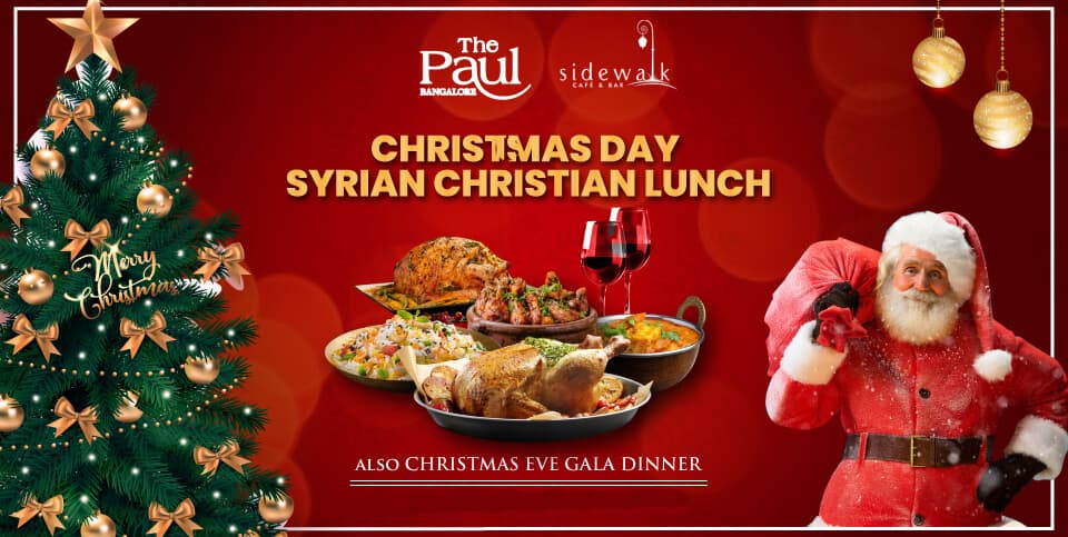 Christmas Lunch and Dinner at The Paul