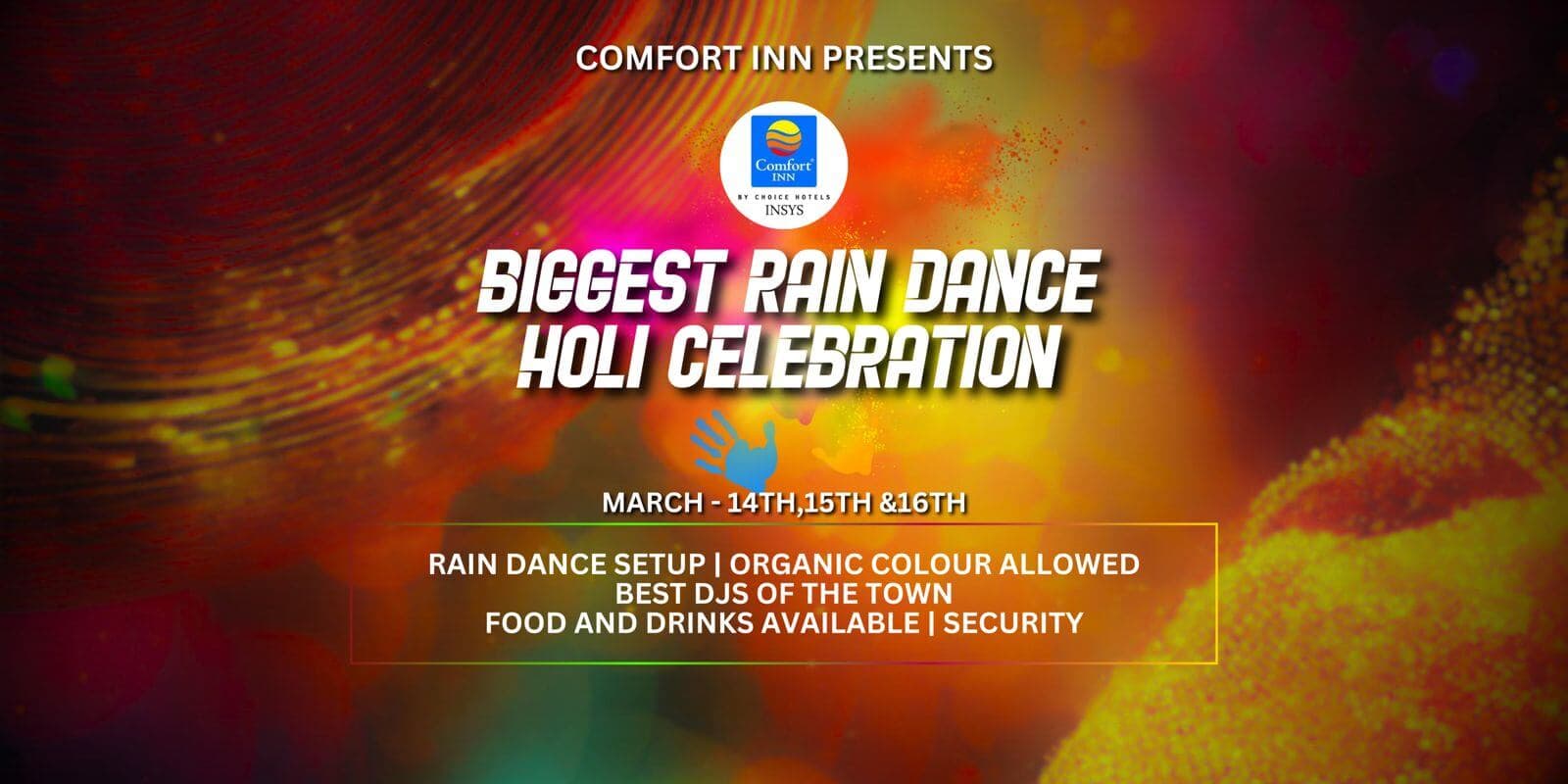 Biggest Rain Dance Holi Celebration