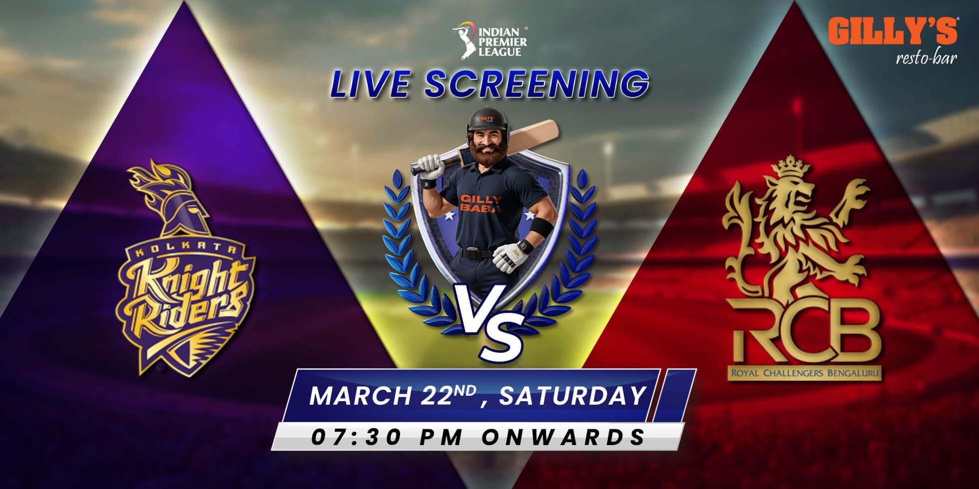 IPL Live Screening | RCB Vs KKR