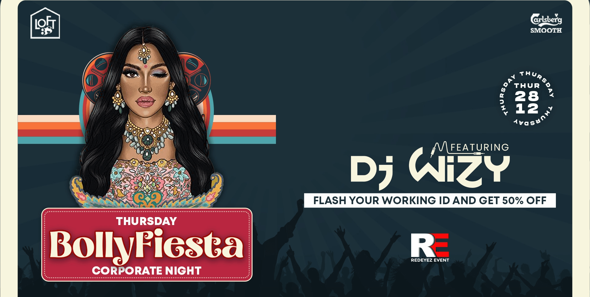 Thursday Bollyfiesta Corporate Night | Loft 38