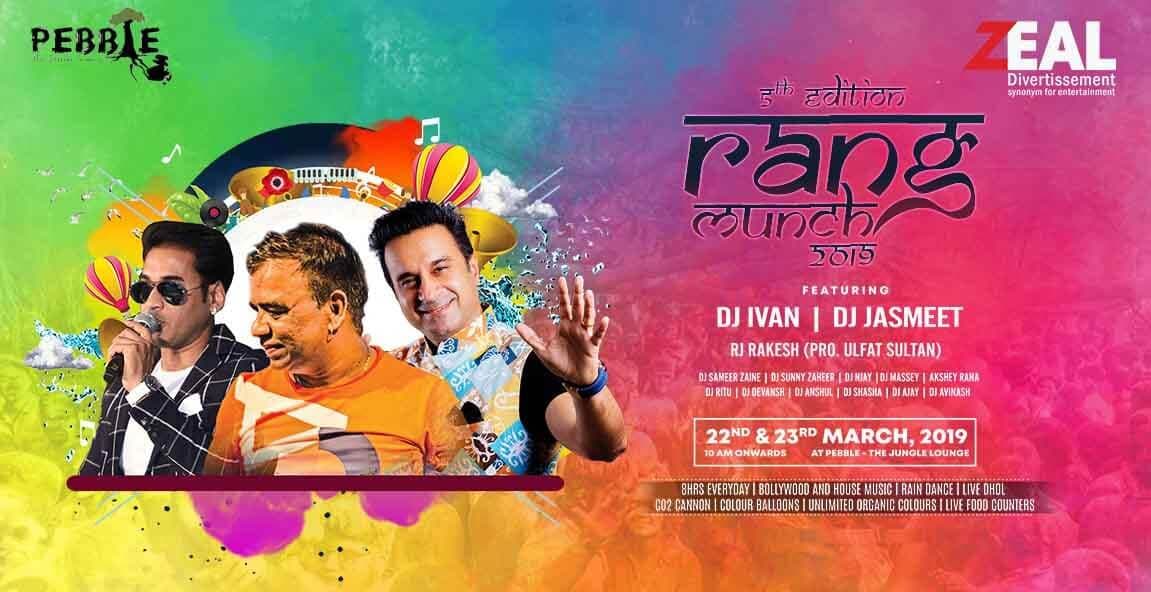 Rang Munch 2019 - Biggest Open-Air Holi Celebration