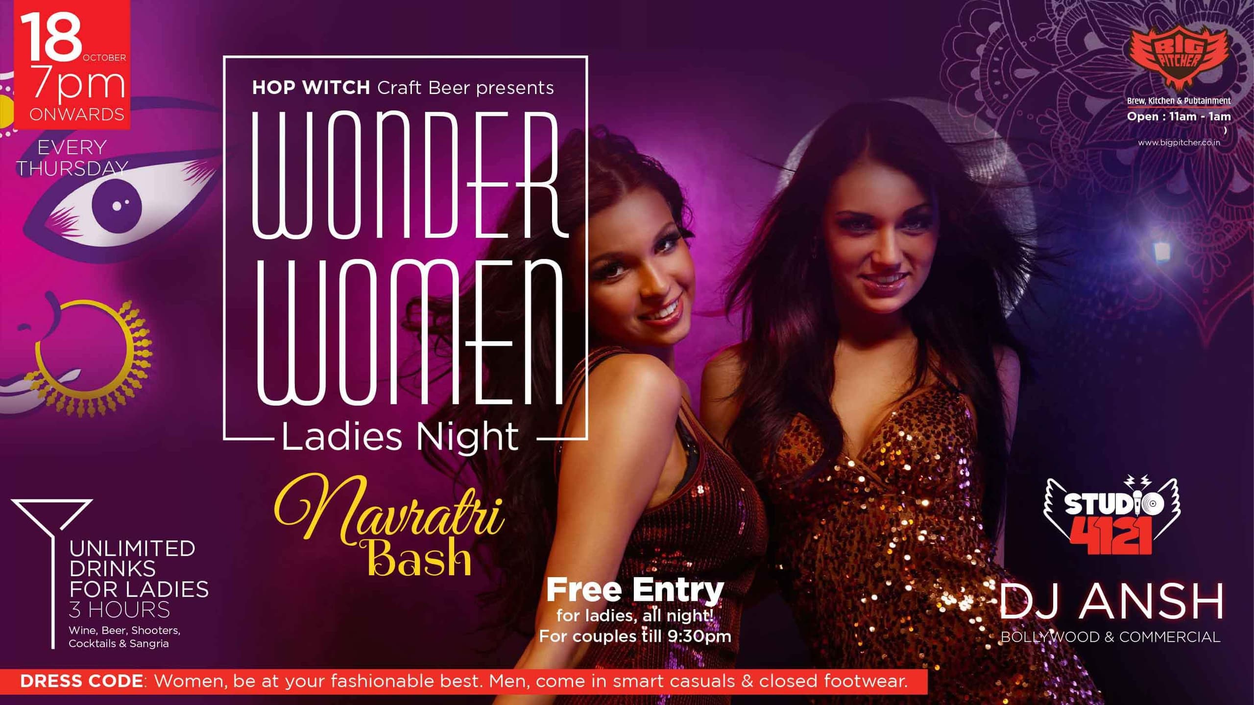 Wonder Women Ladies Night