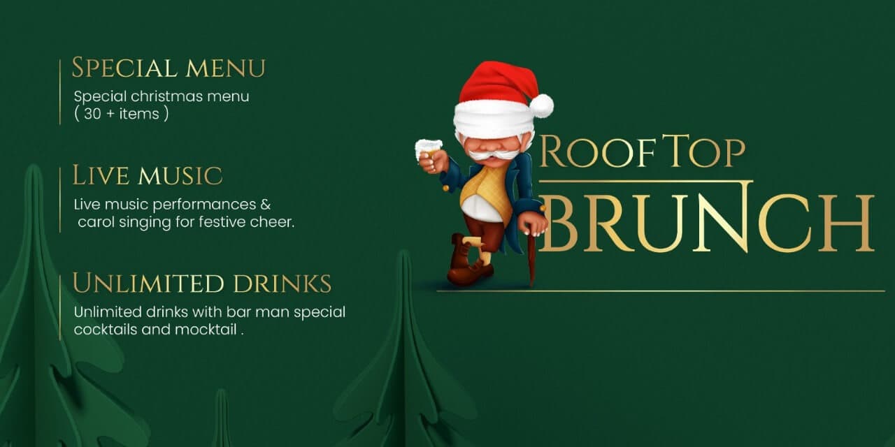 Christmas Brunch at Ganbeii Rooftop