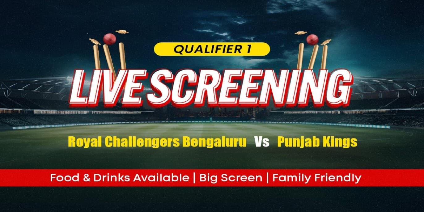 Screening Of RCB Vs PBKS | Qualifier 1