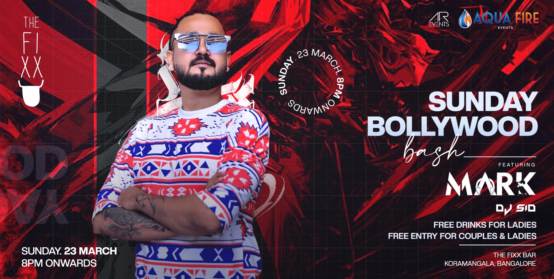 Sunday Bollywood Bash At The Fixx