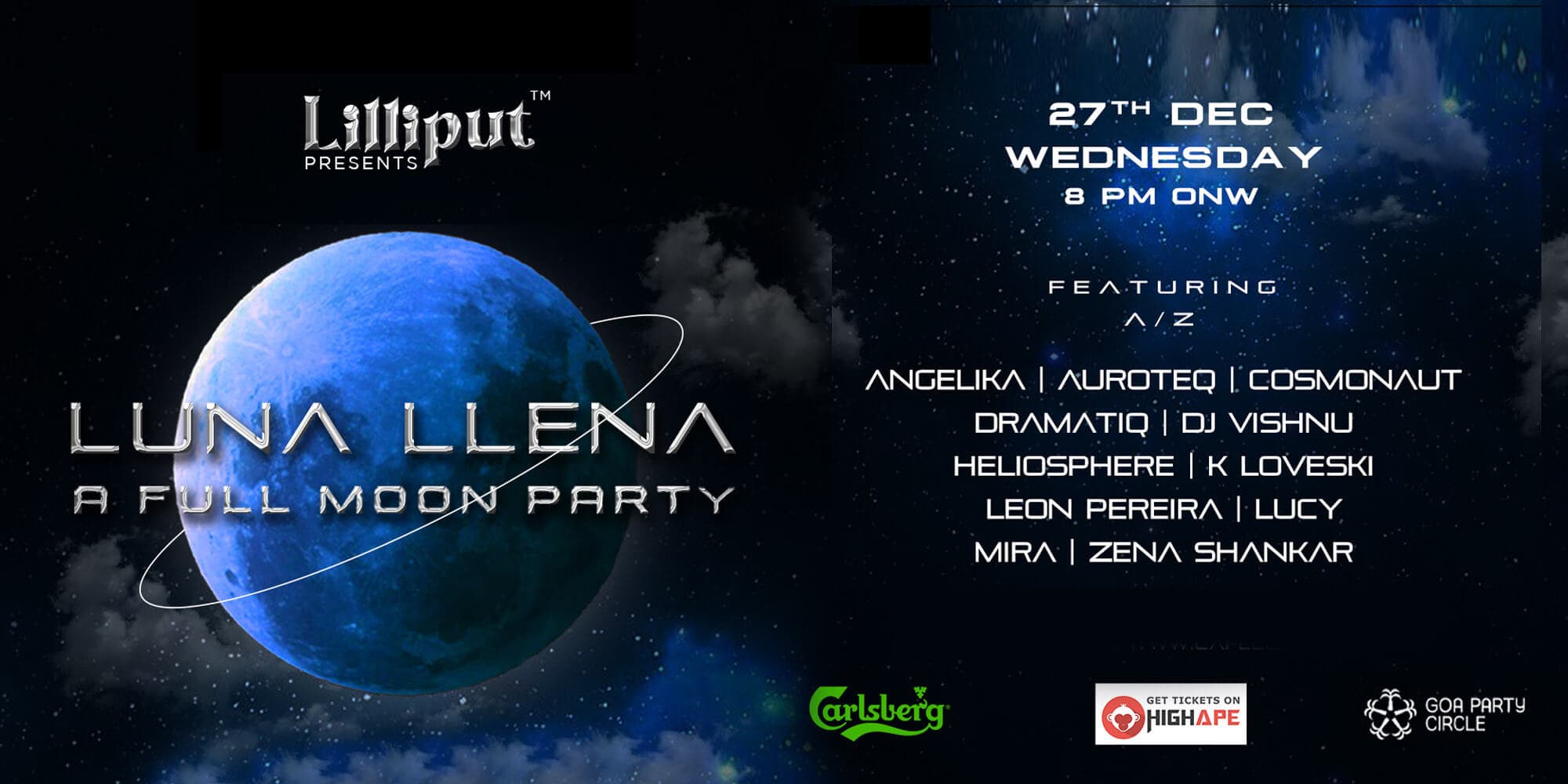 Luna Llena Full Moon Party | Goa