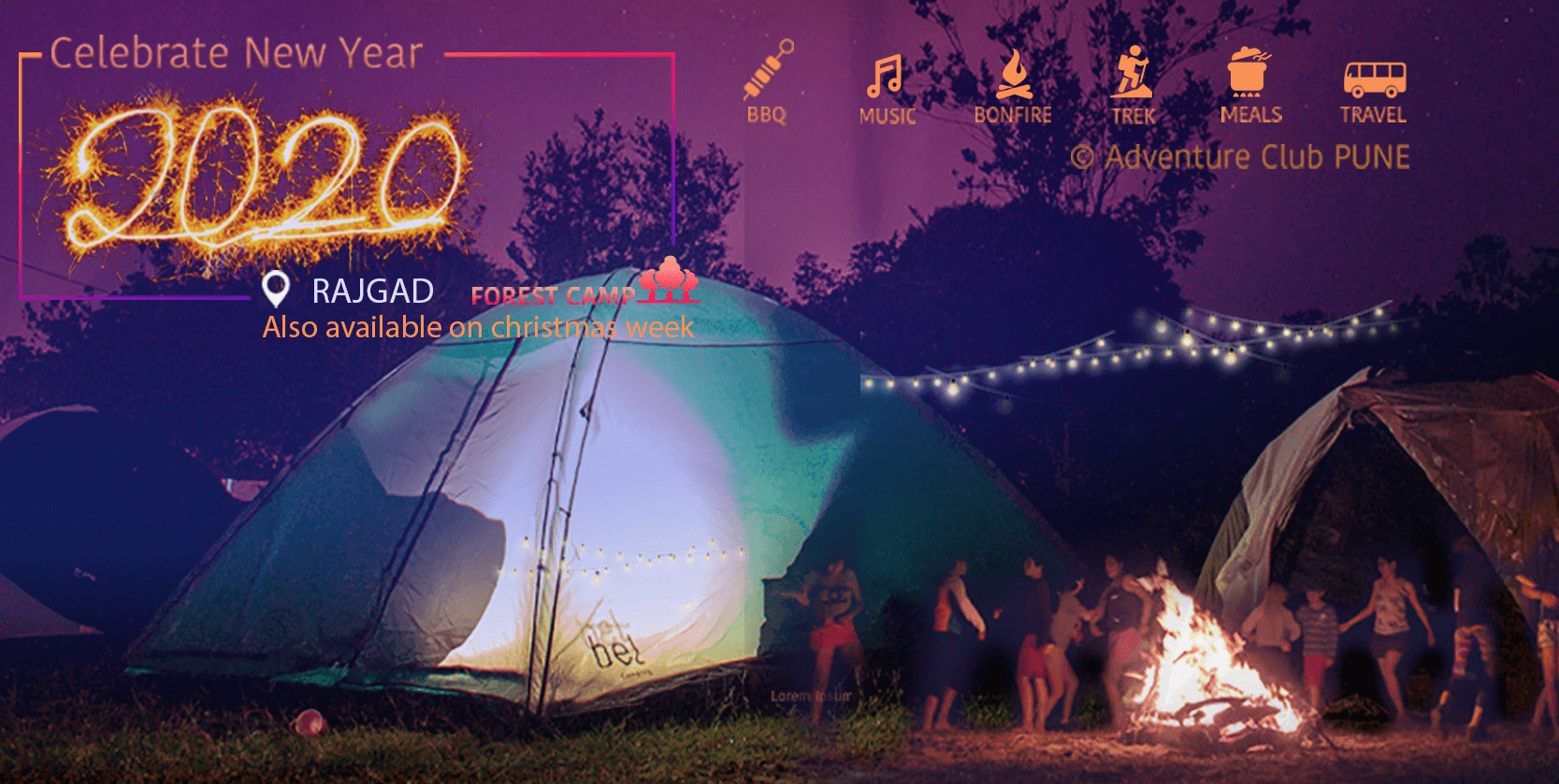 Rajgad New Year Camping