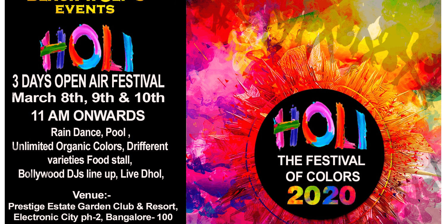 Holi- The Festival Of Colors 2020 - 2nd DAY