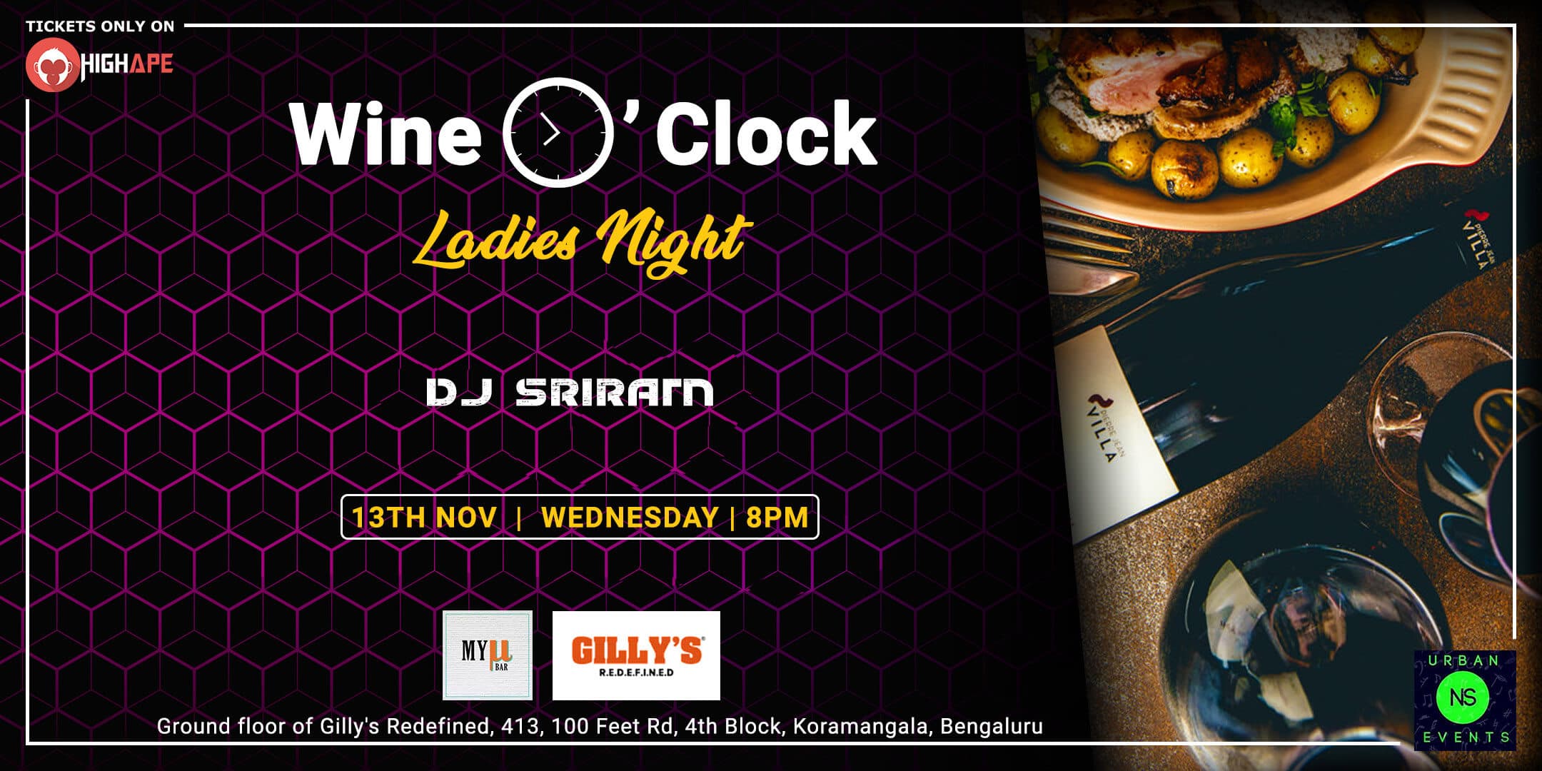 Ladies Night As Wine O'Clock