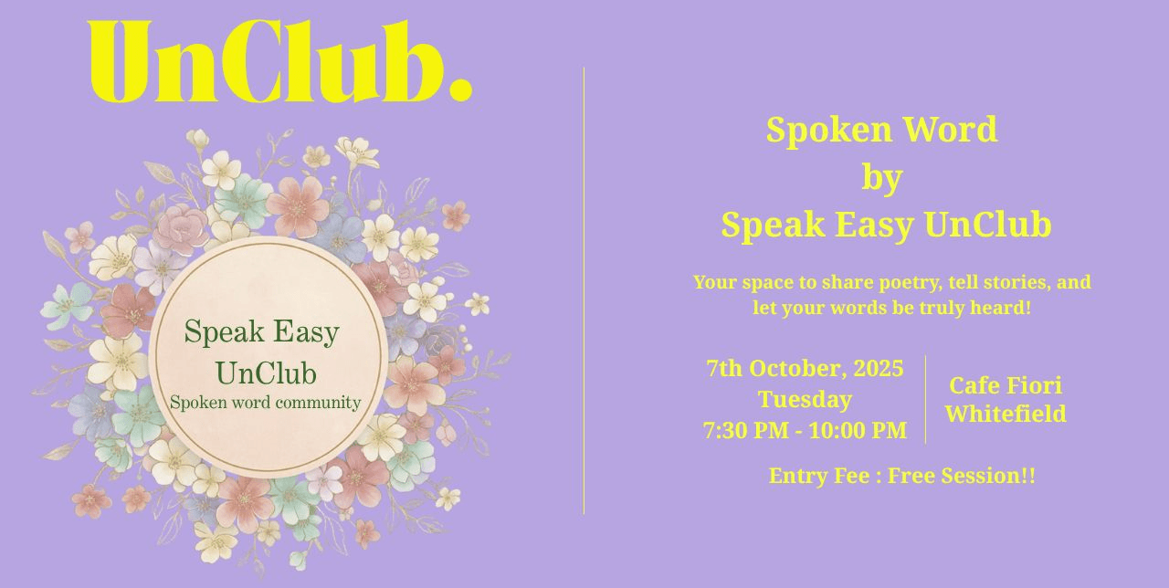 Speak Easy Spoken Word By UnClub