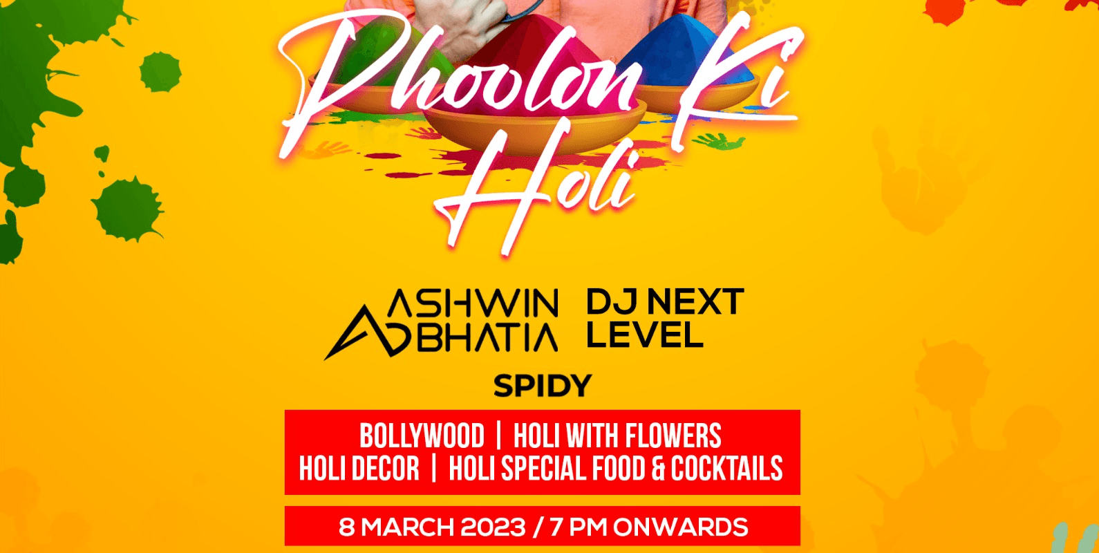 Phoolon ki Holi - Holi 2023