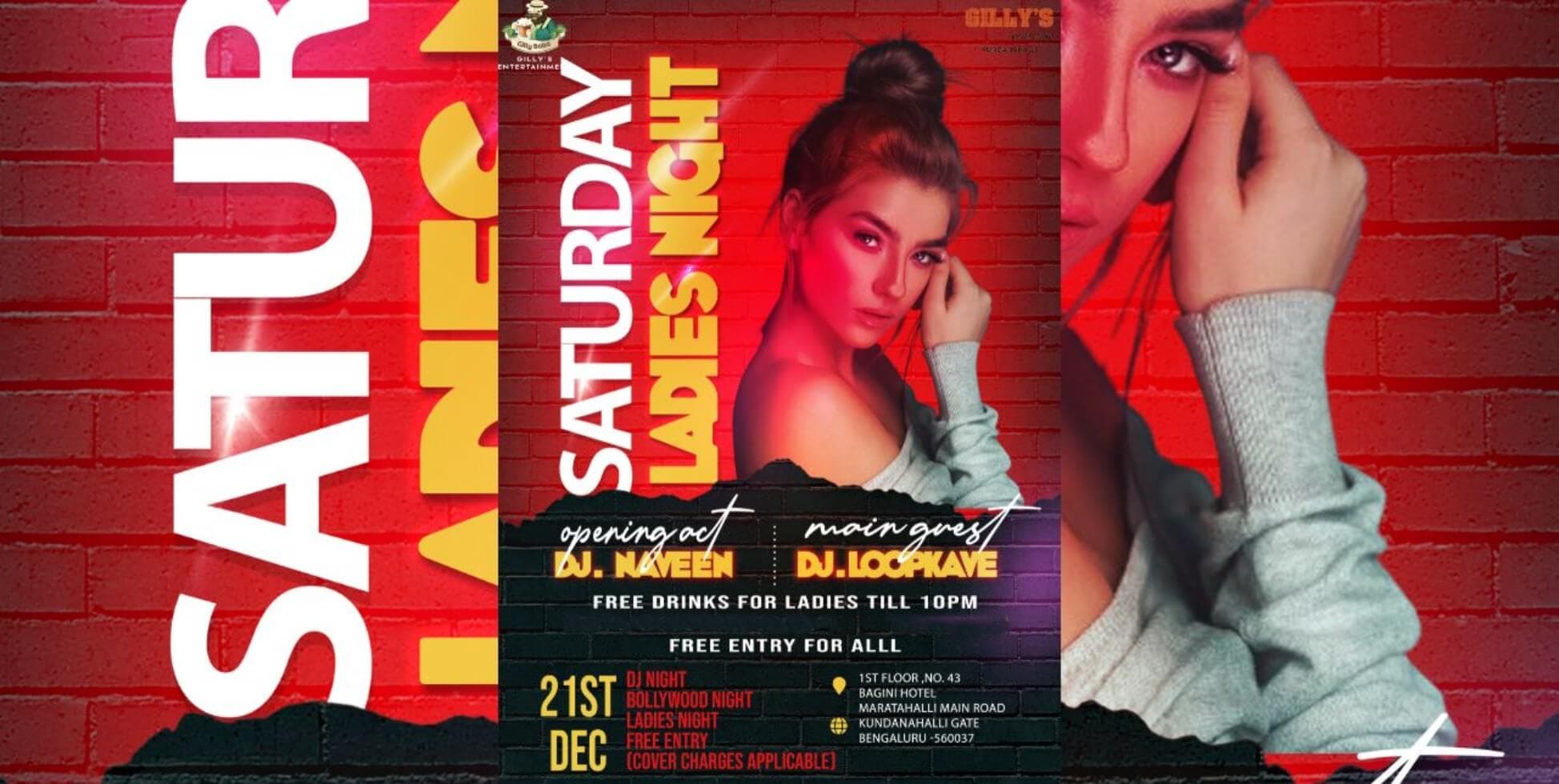 Saturday Ladies Night At Gillys