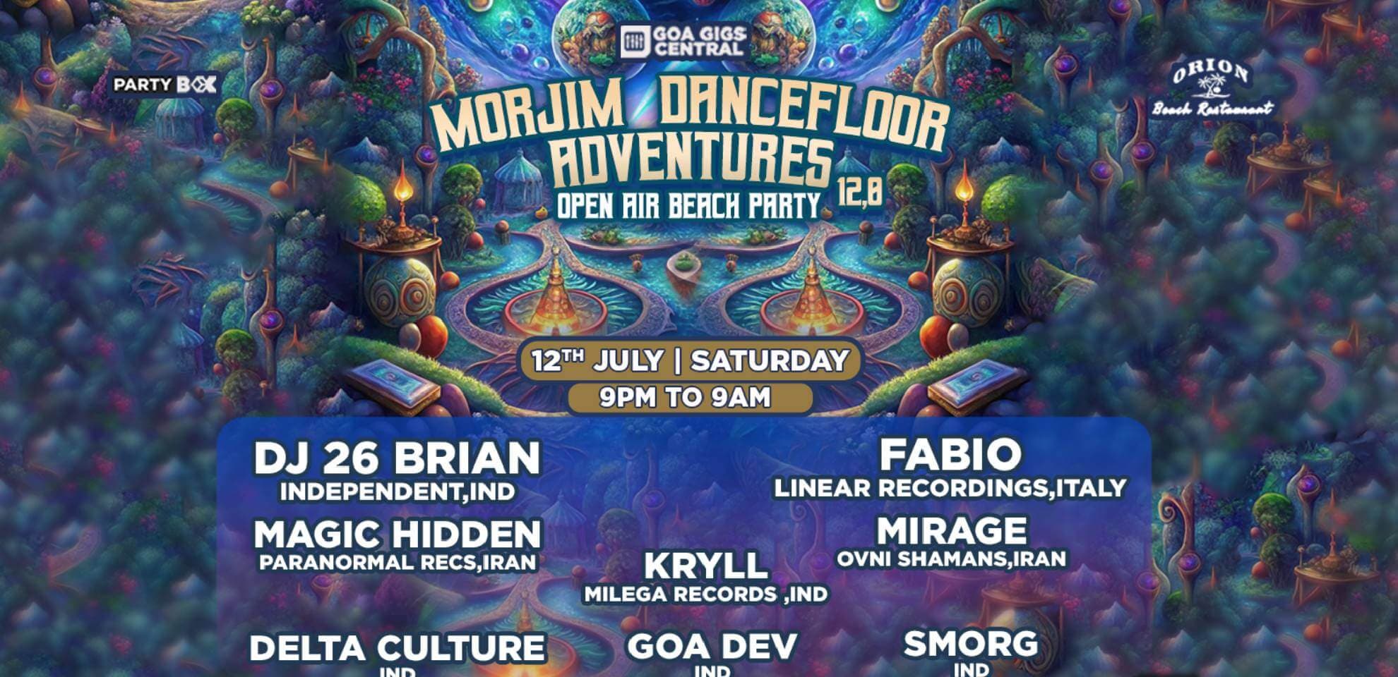 Morjim Dancefloor Adventures 12.0 | Open Air Beach Party