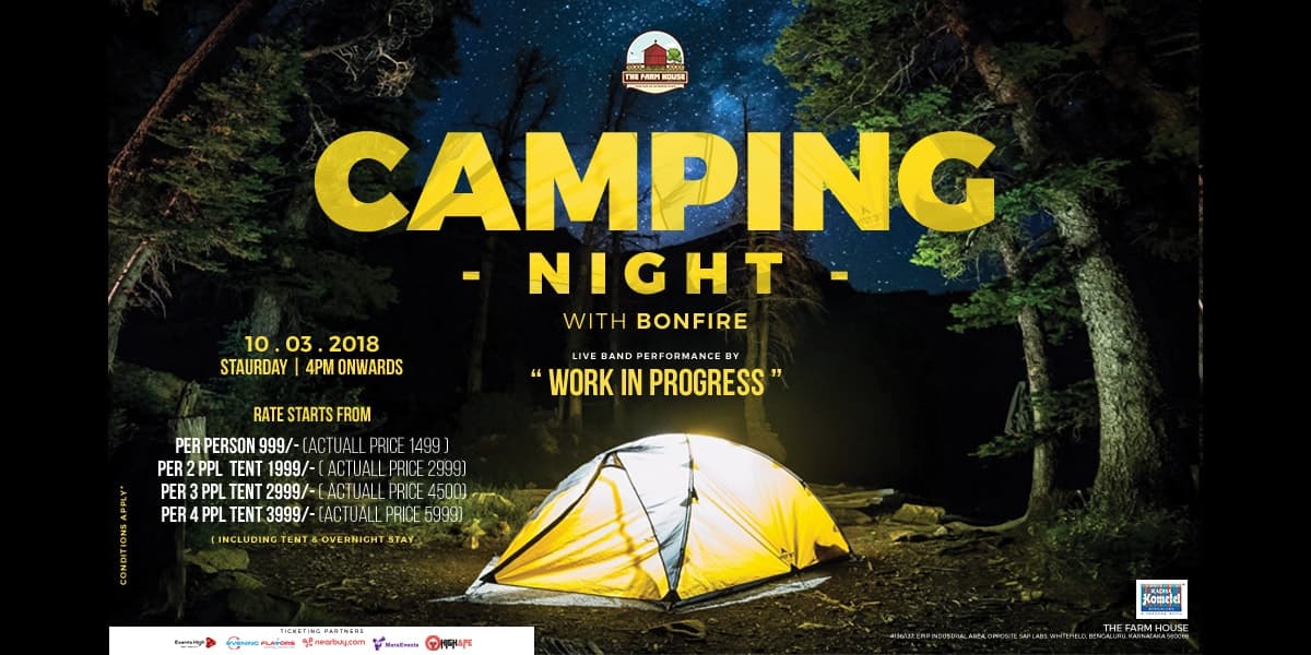 Camping Night At The Farm House, Radha Hometel