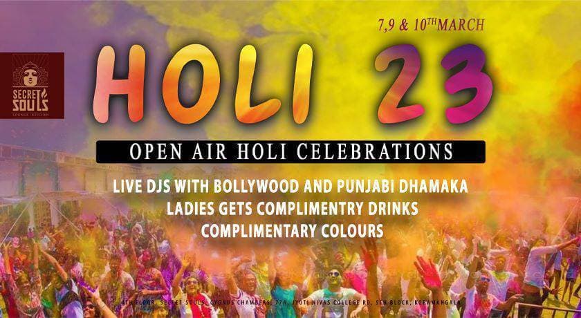 Holi 2023 Open Air Celebration | Secret Souls