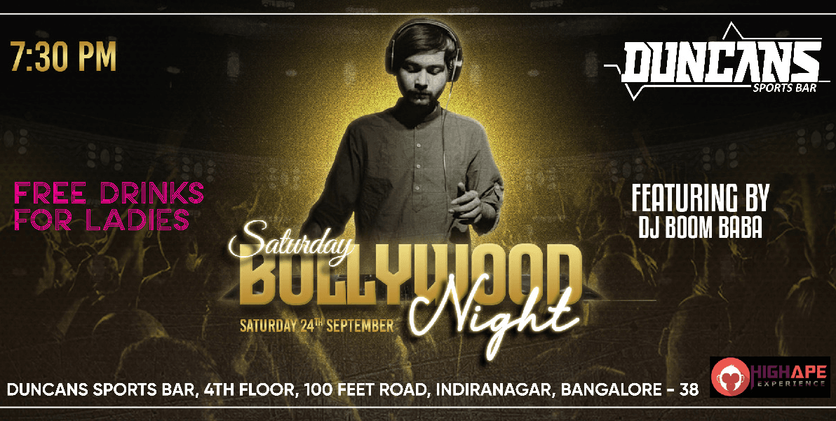 Saturday Bollywood Night 