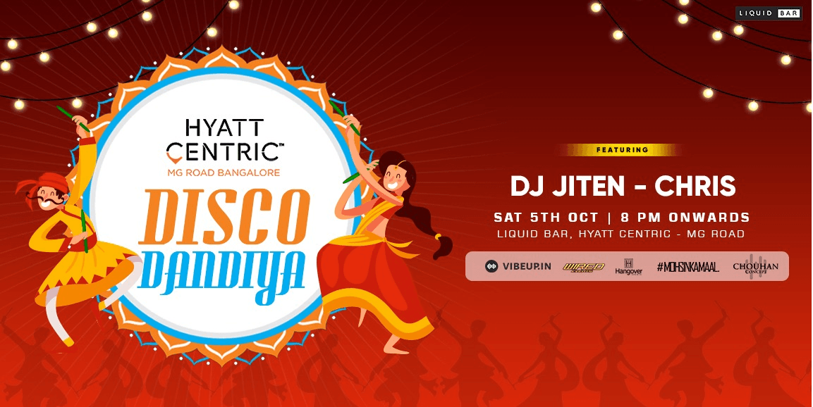 Saturday Disco Dandiya At HYATT Ft. DJ Jiten & Chris