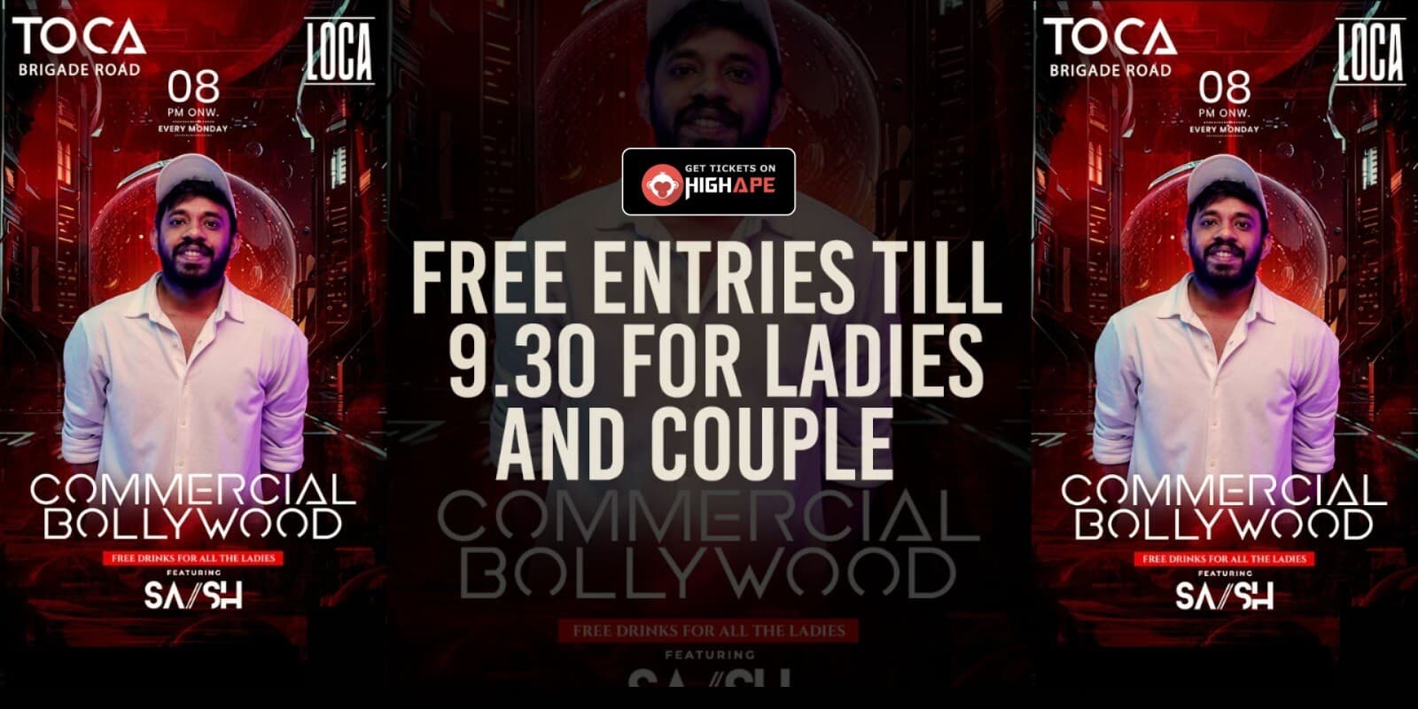 Commercial Bollywood Night Ft DJ S/ash