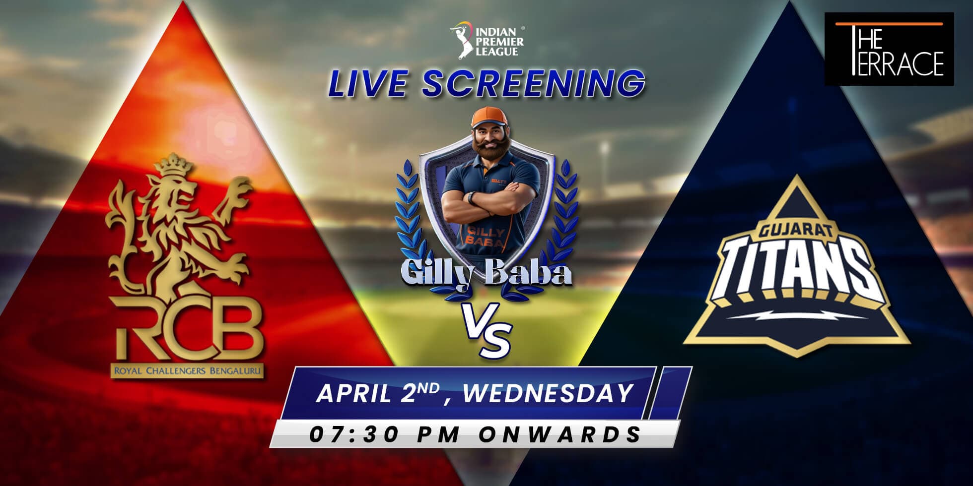 RCB Vs GT | IPL Live Screening 