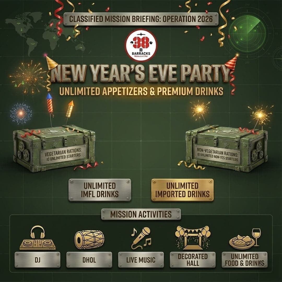 38 Barracks New Year Eve Countdown 2026