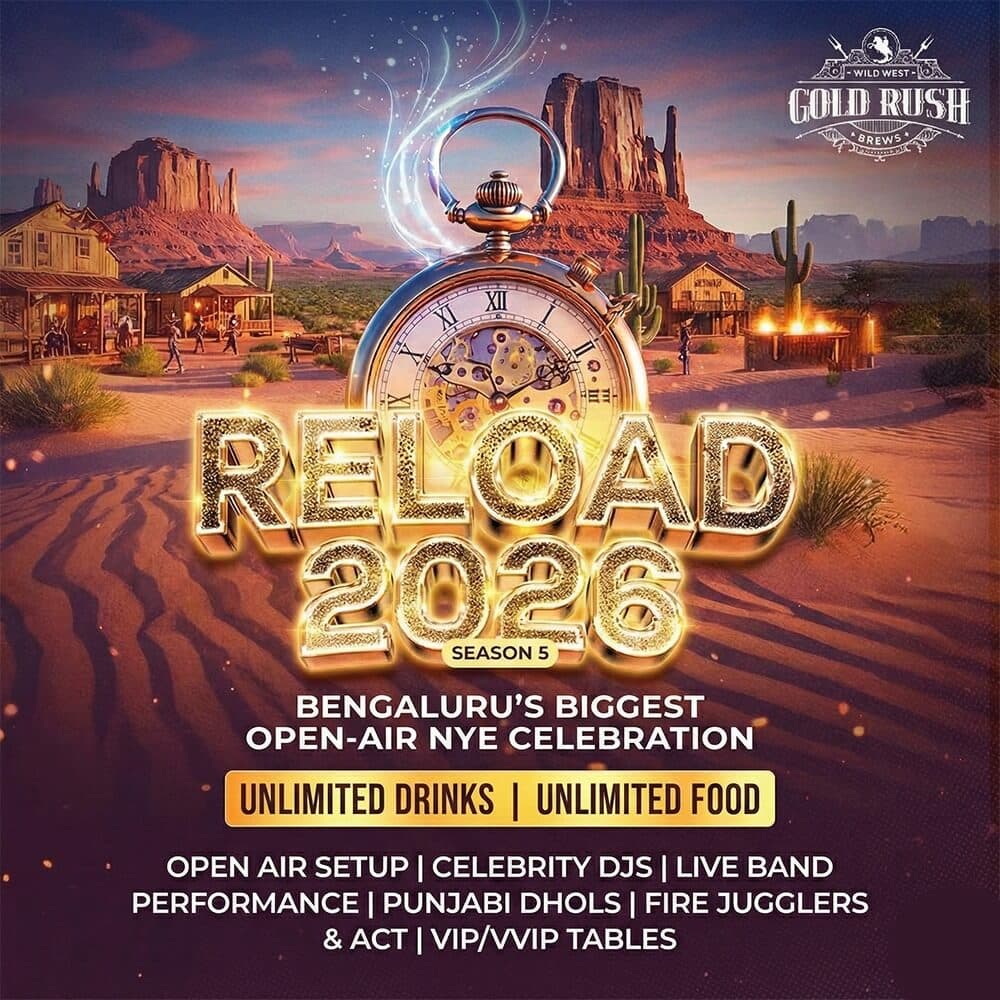 Reload 2026 - Bengaluru's Biggest Open Air NYE Celebration