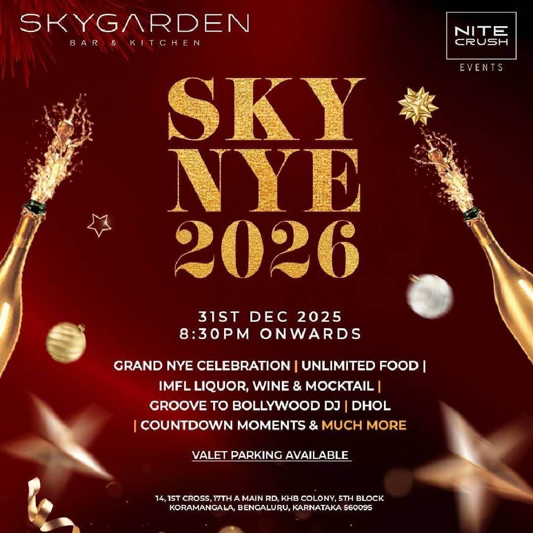 SKY NYE 2026 – Skygarden Koramangala