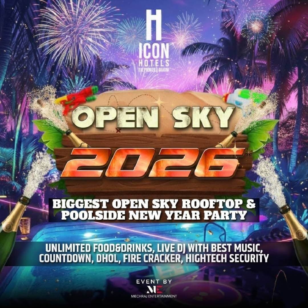 Open Sky 2026 - Biggest Rooftop and Pool Side New Year Party