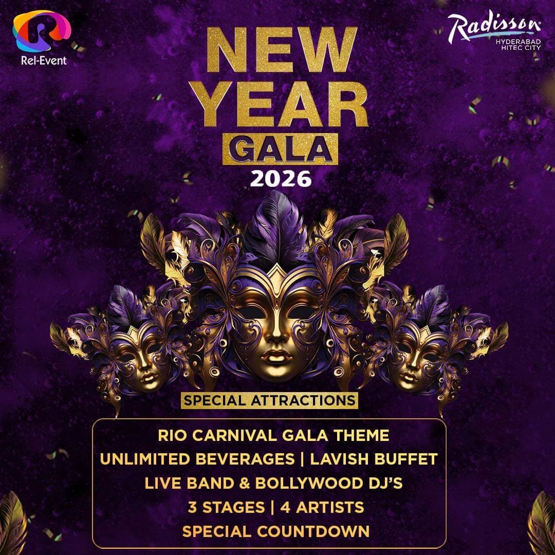 New Year Gala 2026 At Radisson Hotel Gachibowli