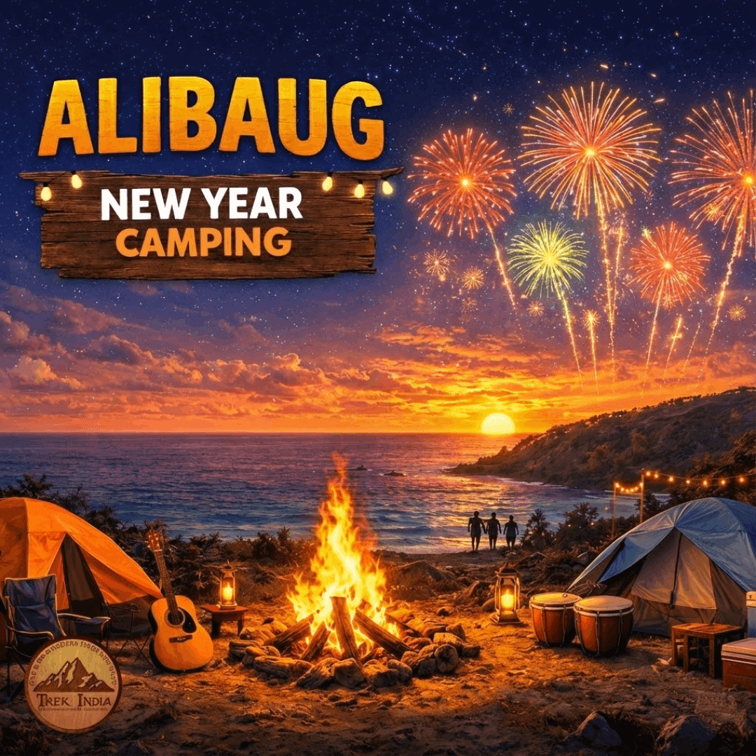NYE Beach Camping 2026 | Alibaug | Trek India