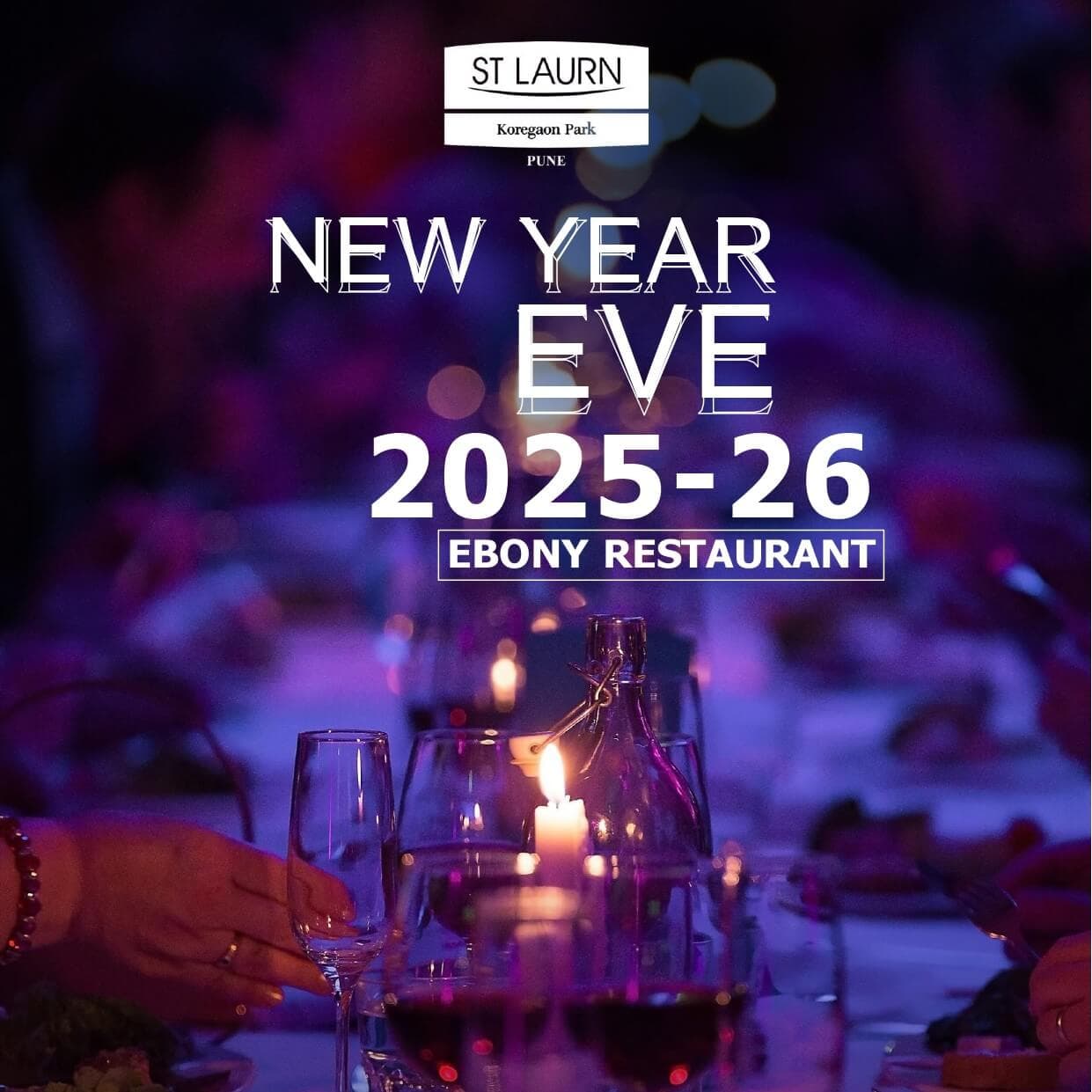New Year Eve Party- Ebony Restaurant | NYE 2026