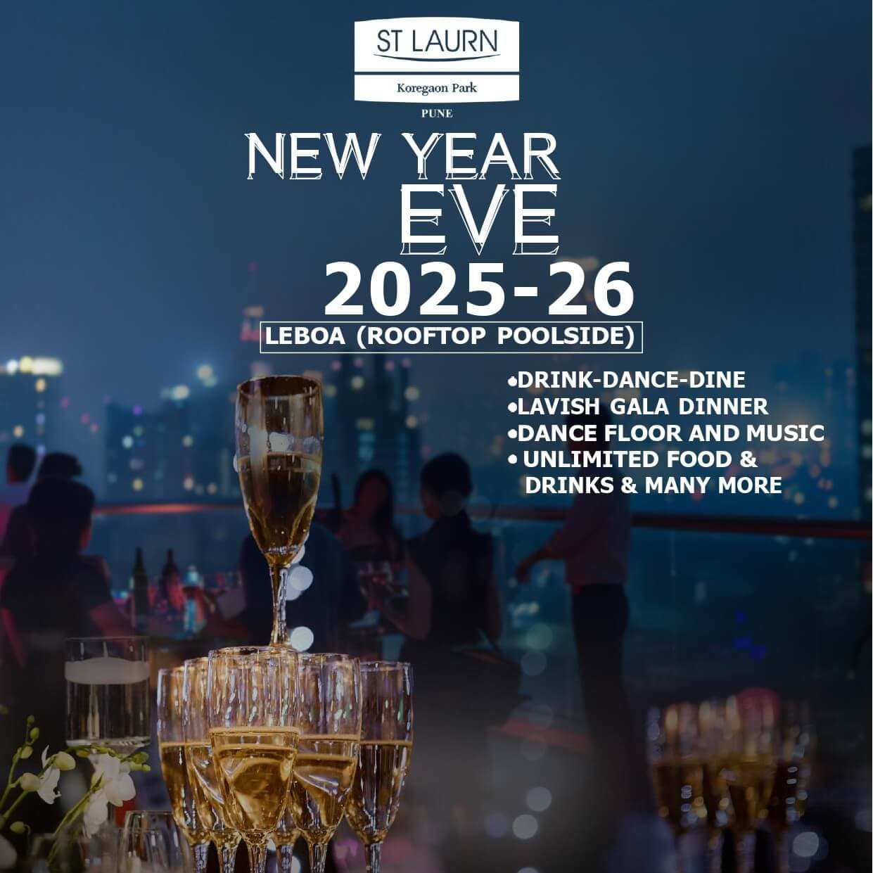 New Year Eve Party- Leboa @ the rooftop | NYE 2026