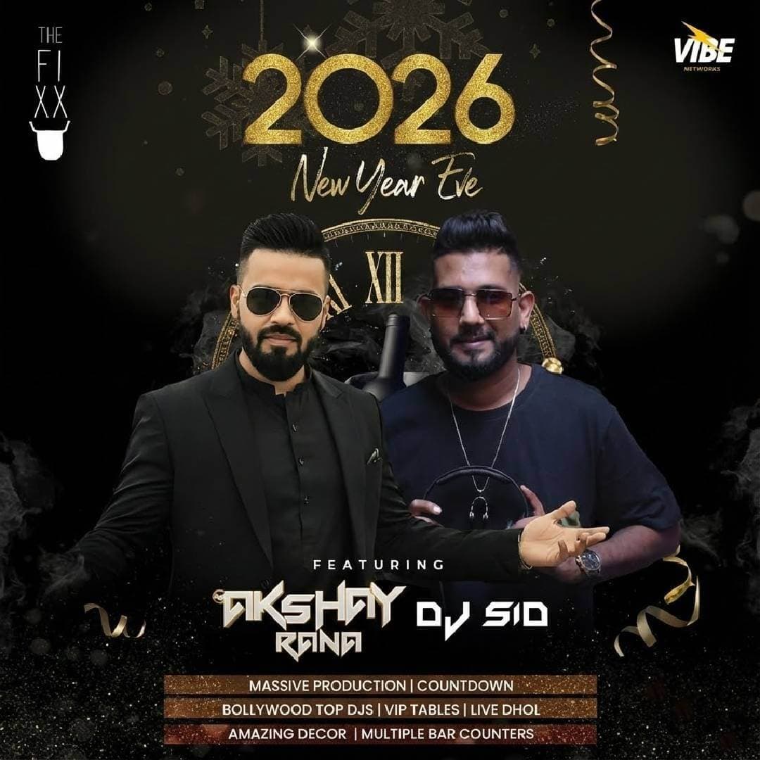 2026 New Year Eve At Fixx Bar