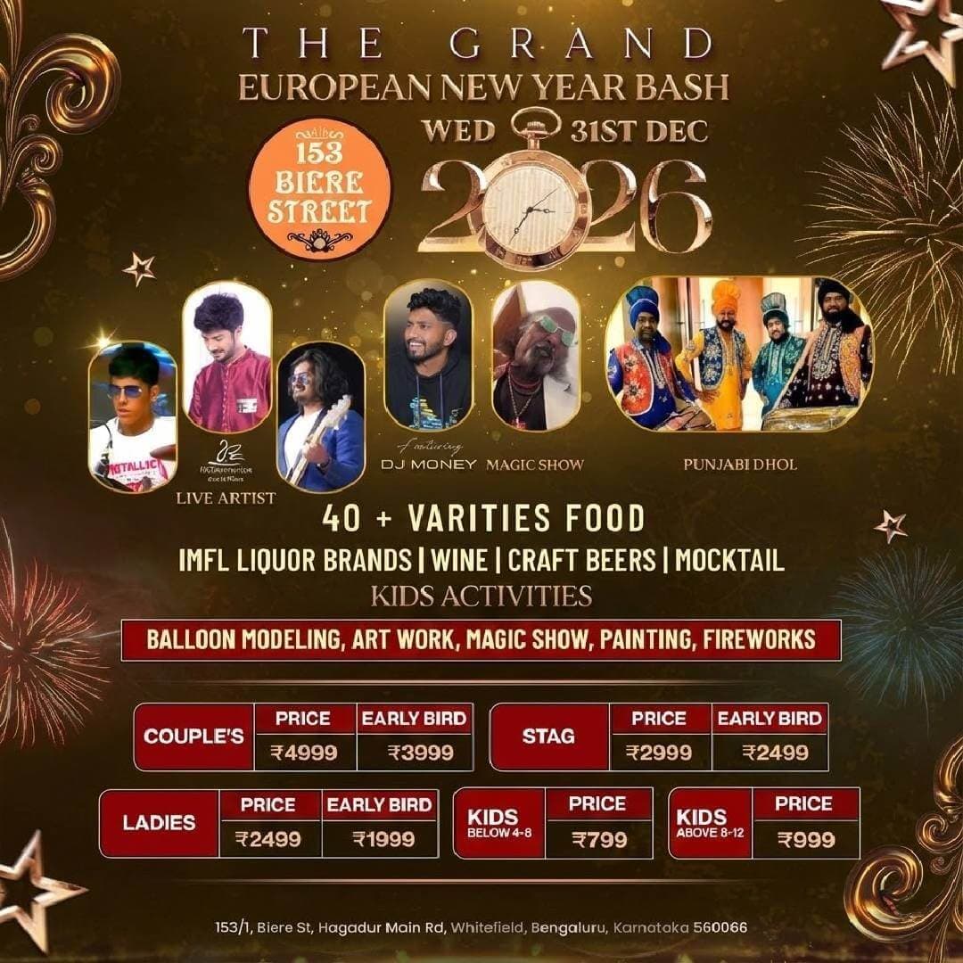 European Eva New Year's Eve Celebration